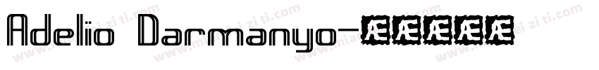Adelio Darmanyo字体转换